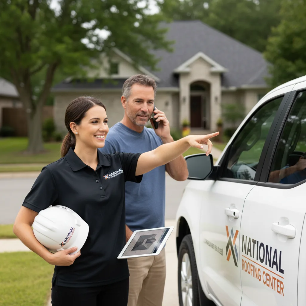 National Roofing Center customer support in Lyle